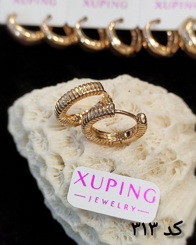 گوشوارههای ژوپینگ طرح طلا ضد حساسیت