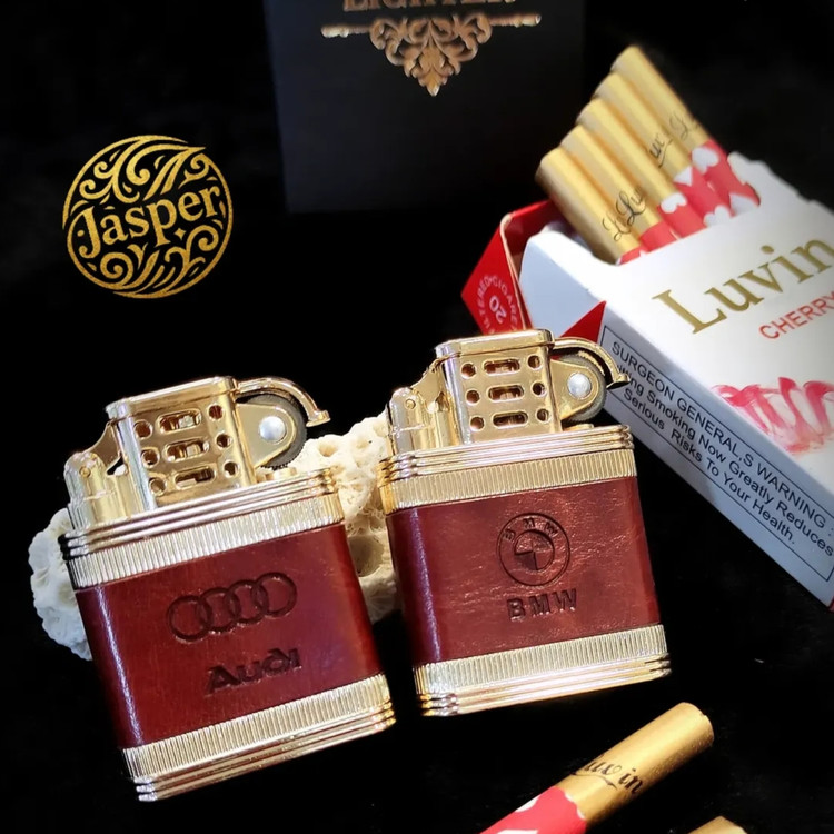 فندک چرم با آرم ماشین